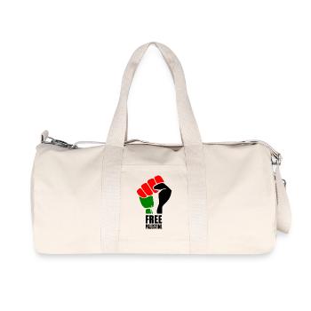 Free palestine - Recycled Canvas Sports Bag by Stanley/Stella - natural - Front
