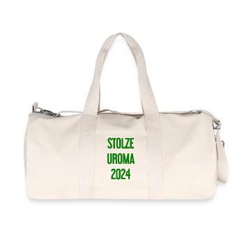 Stolze Uroma 2024 - Recycelte Canvas-Sporttasche von Stanley/Stella - Naturweiß - Vorne
