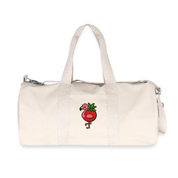 Flamingberry - Recycled Canvas Sports Bag by Stanley/Stella - natural - Front