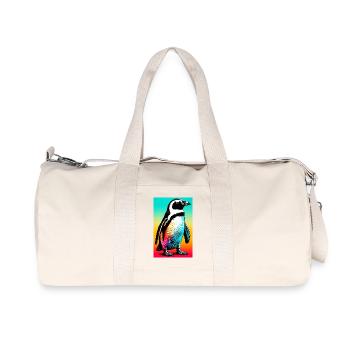 pingouin - Sac de sport en toile recyclée Stanley/Stella - blanc naturel - Devant