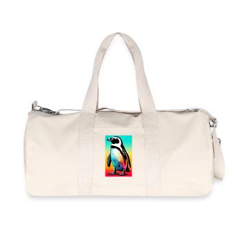 pingouin - Sac de sport en toile recyclée Stanley/Stella - blanc naturel - Devant