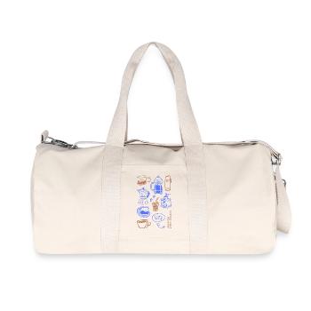 Coffeshop Essentials - Recycelte Canvas-Sporttasche von Stanley/Stella - Naturweiß - Vorne