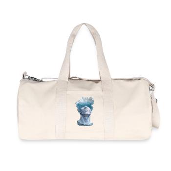 surreal marble statue bust - Recycled Canvas Sports Bag by Stanley/Stella - natural - Front