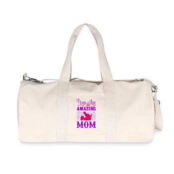 Du bist ein großartiges Muttertagshemd - Recycelte Canvas-Sporttasche von Stanley/Stella - Naturweiß - Vorne