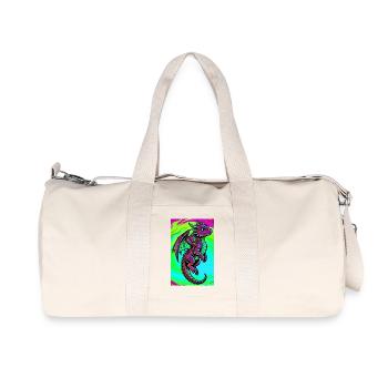 dragon - Sac de sport en toile recyclée Stanley/Stella - blanc naturel - Devant