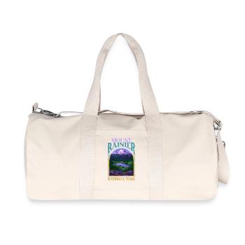 Paysage du parc national de Mount Painted - Sac de sport en toile recyclée Stanley/Stella - blanc naturel - Devant