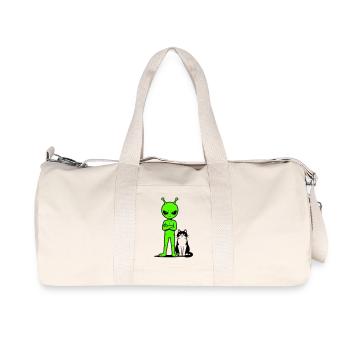 Humour comique extraterrestre - Sac de sport en toile recyclée Stanley/Stella - blanc naturel - Devant