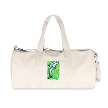 dolphin - Recycled Canvas Sports Bag by Stanley/Stella - natural - Front