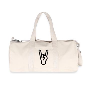Rock - Recycled Canvas Sports Bag by Stanley/Stella - natural - Front