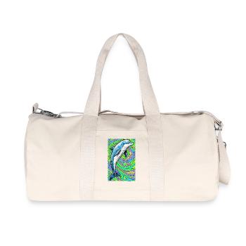 dolphin - Recycled Canvas Sports Bag by Stanley/Stella - natural - Front