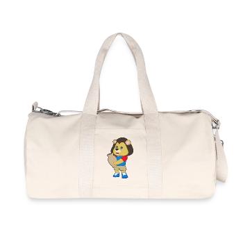 Löwe Vase - Recycelte Canvas-Sporttasche von Stanley/Stella - Naturweiß - Vorne