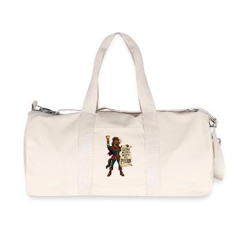 Gaul mit Durchblick - Recycelte Canvas-Sporttasche von Stanley/Stella - Naturweiß - Vorne