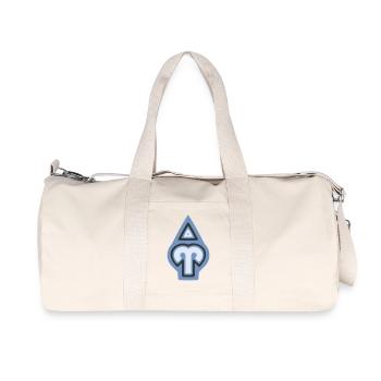Zodiac Tribal Aries and Fire - Recycled Canvas Sports Bag by Stanley/Stella - natural - Front
