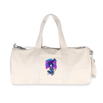 Urban Dreamer Lofi Anime Girl Graffiti Streetwear - Recycelte Canvas-Sporttasche von Stanley/Stella - Naturweiß - Vorne