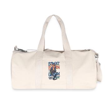 Street Siren Urban Mermaid Graffiti Streetwear Art - Recycled Canvas Sports Bag by Stanley/Stella - natural - Front