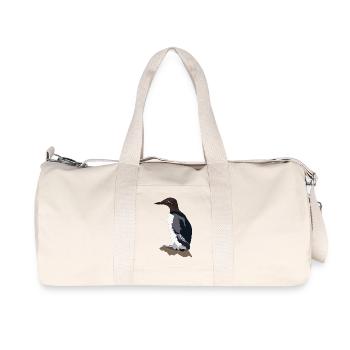 Trottellumme - Recycelte Canvas-Sporttasche von Stanley/Stella - Naturweiß - Vorne