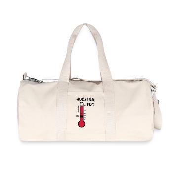 Thermometer HUCKING FOT - Recycelte Canvas-Sporttasche von Stanley/Stella - Naturweiß - Vorne
