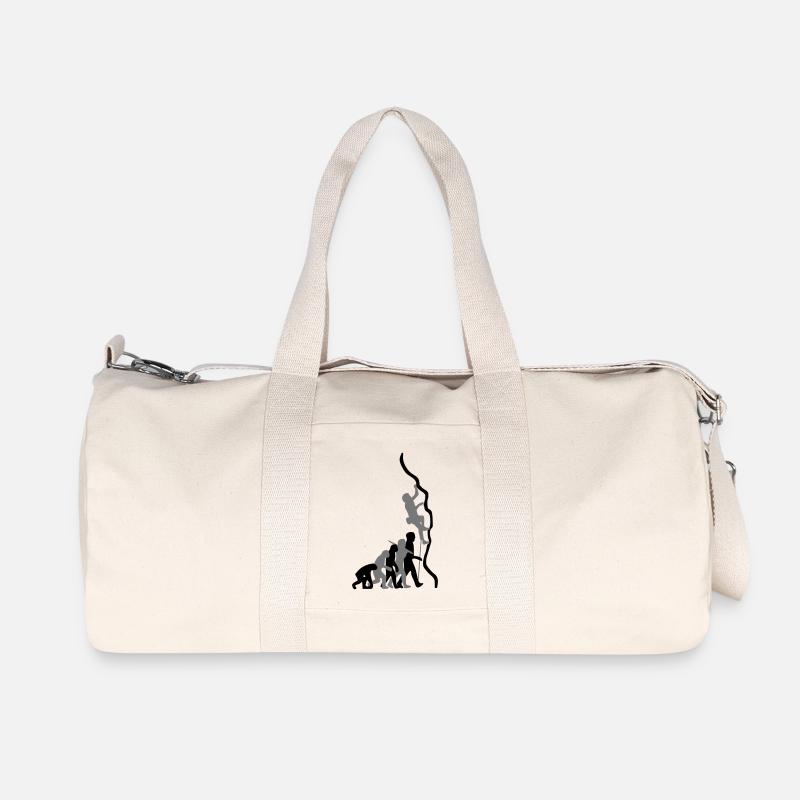 ClimbEvolution 2c - Recycelte Canvas-Sporttasche von Stanley/Stella - Naturweiß