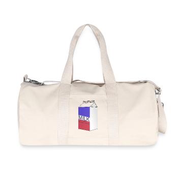 milk - Recycled Canvas Sports Bag by Stanley/Stella - natural - Front