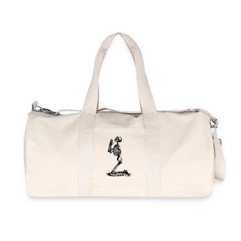 Skelett Pray - Recycelte Canvas-Sporttasche von Stanley/Stella - Naturweiß - Vorne