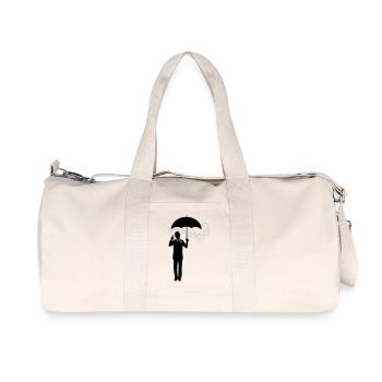 Magician - Umbrella - Melon - Pantomime - 2C - Recycled Canvas Sports Bag by Stanley/Stella - natural - Front