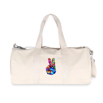 Cool Funny Chill - Recycled Canvas Sports Bag by Stanley/Stella - natural - Front