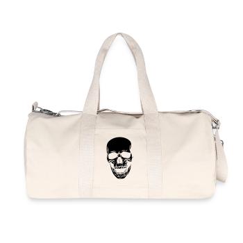 Skull in vintage look - Recycled Canvas Sports Bag by Stanley/Stella - natural - Front