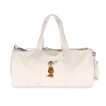 Nö Faultier I Statment Nein Negativ Fun - Recycelte Canvas-Sporttasche von Stanley/Stella - Naturweiß - Vorne