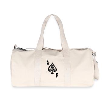 Crâne de pique - Sac de sport en toile recyclée Stanley/Stella - blanc naturel - Devant