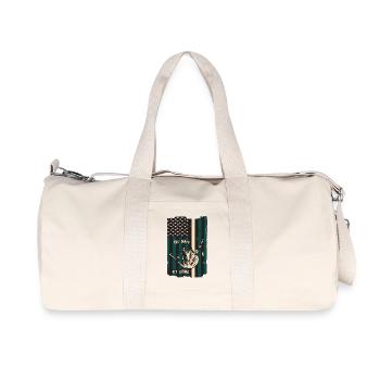 Joueurs de cornemuse - Sac de sport en toile recyclée Stanley/Stella - blanc naturel - Devant