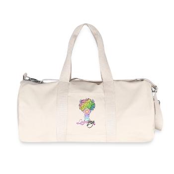 Lama* zing - Recycelte Canvas-Sporttasche von Stanley/Stella - Naturweiß - Vorne
