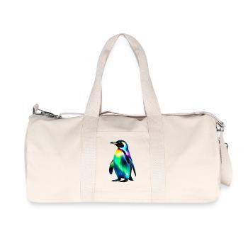 Penguin - Recycled Canvas Sports Bag by Stanley/Stella - natural - Front