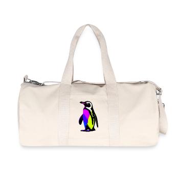 Penguin - Recycled Canvas Sports Bag by Stanley/Stella - natural - Front