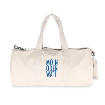 Moin ou Watt Ruhrpott - Sac de sport en toile recyclée Stanley/Stella - blanc naturel - Devant