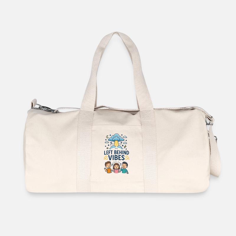 Zurückgelassene Vibes - Recycelte Canvas-Sporttasche von Stanley/Stella - Naturweiß
