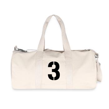 3 - Recycled Canvas Sports Bag by Stanley/Stella - natural - Front