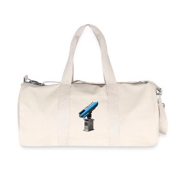 GODNEWS Alltagstourist*in »Fernrohr« - Recycelte Canvas-Sporttasche von Stanley/Stella - Naturweiß - Vorne