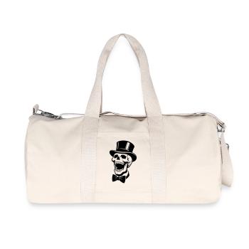 Groom Skull Skeleton Jga - Recycled Canvas Sports Bag by Stanley/Stella - natural - Front