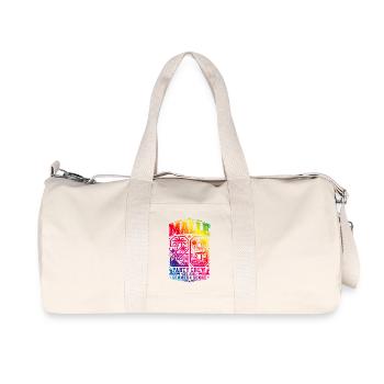 Malle 26 Trikot Bunt Mallorca - Recycelte Canvas-Sporttasche von Stanley/Stella - Naturweiß - Vorne