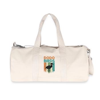Dodo Birds Retro Vintage Extinct Bird - Recycled Canvas Sports Bag by Stanley/Stella - natural - Front