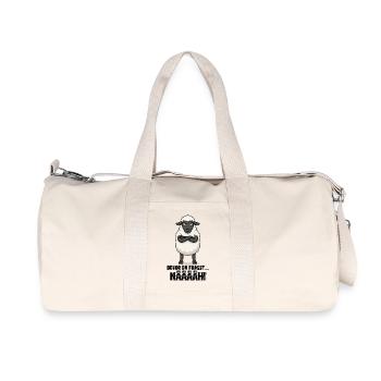  Bevor Du Fragst Nääääh Grummeliges Schaf Für - Recycelte Canvas-Sporttasche von Stanley/Stella - Naturweiß - Vorne