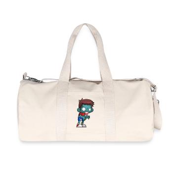 Zombie - Recycelte Canvas-Sporttasche von Stanley/Stella - Naturweiß - Vorne