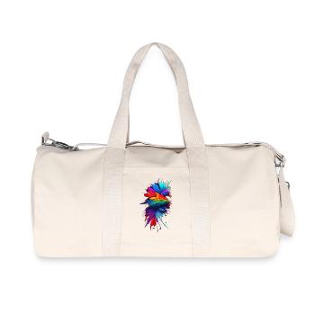 Oiseau de paradis - Sac de sport en toile recyclée Stanley/Stella - blanc naturel - Devant