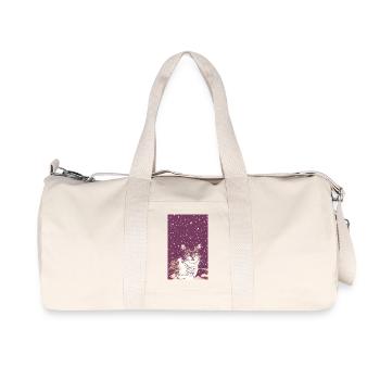STAR KITTY - Recycled Canvas Sports Bag by Stanley/Stella - natural - Front