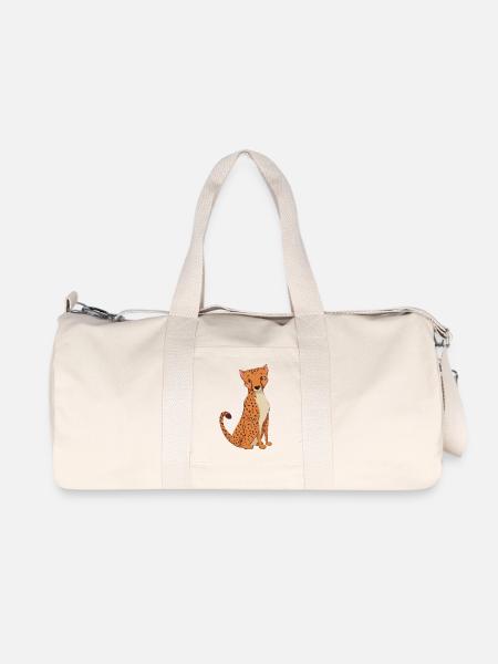 Cheetah - Recycled Canvas Sports Bag by Stanley/Stella - natural