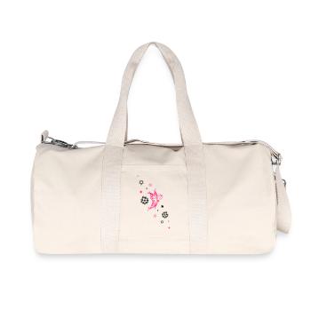 Papillon Floral Étoile Ornement - Sac de sport en toile recyclée Stanley/Stella - blanc naturel - Devant