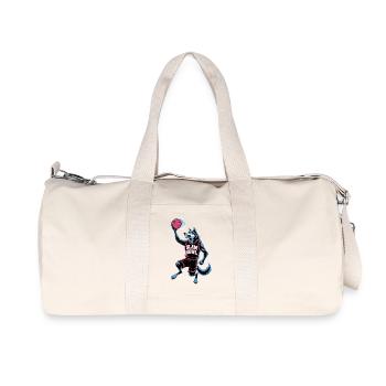 Slam Howl Basketball Wolf - Sac de sport en toile recyclée Stanley/Stella - blanc naturel - Devant