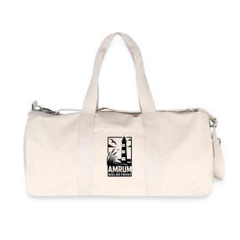 Amrum Leuchtturm Urlaub Erholung - Recycelte Canvas-Sporttasche von Stanley/Stella - Naturweiß - Vorne