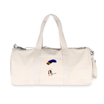 Piqué - Sac de sport en toile recyclée Stanley/Stella - blanc naturel - Devant