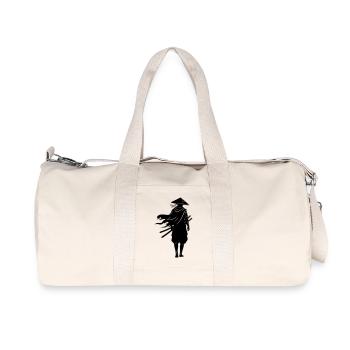 Shadow Warrior Samurai Straw Hat - Recycled Canvas Sports Bag by Stanley/Stella - natural - Front